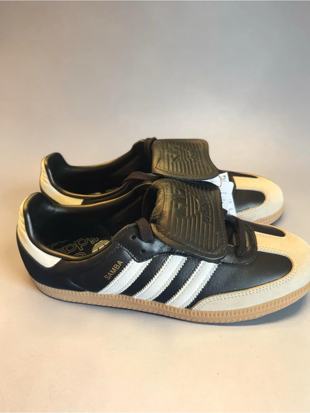 Adidas Samba LT W Black White Gum Sneakers Women’s Size 9 NWT IN box - Picture 5 of 6